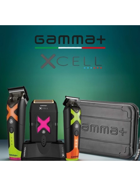 Gamma Piu XCELL Pack Trimmer, Clipper, Shaver & Barber Tool