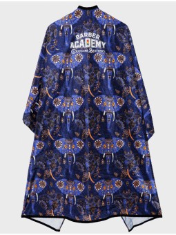 Capa de Corte Barber Academy Azul Brosh