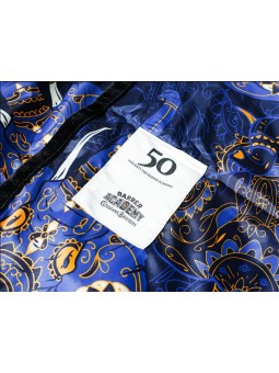 Capa de Corte Barber Academy Azul Brosh
