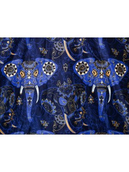 Capa de Corte Barber Academy Azul Brosh