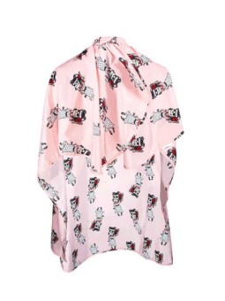 Capa Corte Niños Rosa Mascotas Suavecito