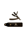 Epsilon Razor Style Black Leather Pouch