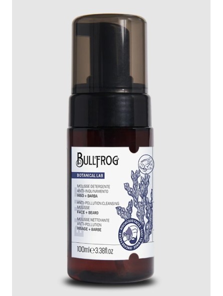 Espuma Limpiadora Rostro & Barba Antipolución Bullfrog 100ml