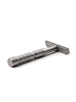 Maquinilla de Afeitar Acero Inox. Vector Titanium Monofilo Satinada Blackland