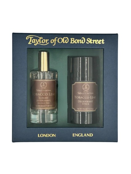 Taylor of Old Bond Street Tobacco Leaf Gift Set