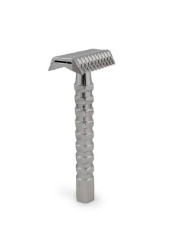 Razorock Daily Double Open Comb + Safety Razor Cyber SS Handle