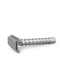Razorock Daily Double Open Comb + Safety Razor Cyber SS Handle