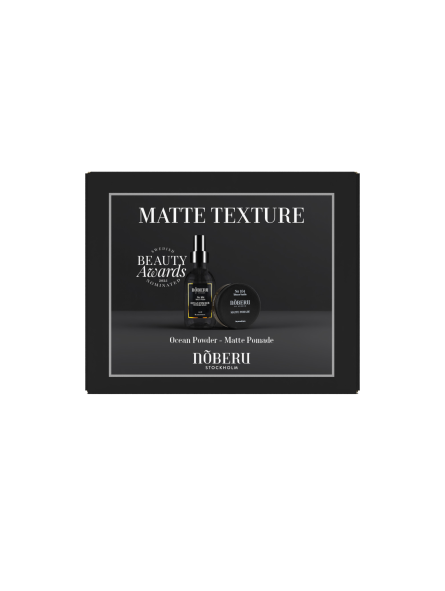 Noberu Of Sweeden Matte Texture Ocean Powder + Pomade Gift Set