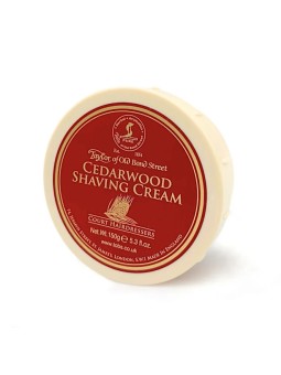 Taylor of Old Bond Street Cedarwood Shaving Cream Bowl 150g