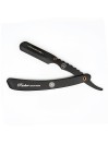 Navaja Barbero Acero Inoxidable Negra Parker PTABK