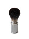 Epsilon Chrome Metallic Handle Shaving Brush Black Badger 50/24mm