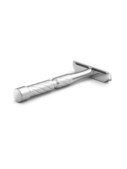 Maquinilla de Afeitar Acero Inox. Vector Monofilo Brillo Blackland