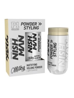 Polvos de Textura Mate Volumen Light Extra Fuerte P1 Milky Nishman 20gr