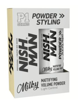 Nishman Milky Powder Styling Mattifying Volume Light Control P1