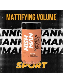 Polvos de Textura Mate Volumen Light Extra Fuerte P1 Sport Nishman 20gr