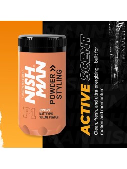 Nishman Sport Powder Styling Mattifying Volume Light Control P1