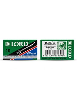 10 Cuchillas de afeitar Doble Hoja Lord Súper Inox