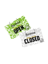 Bullfrog Open Closed Sign