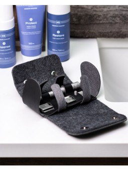 Funda Maquinilla Afeitar Clásica Negra Henson Shaving