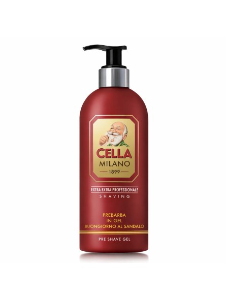 Gel pre Afeitado Buongiorno al Sandalo Cella Milano Extra Professionale 500ml