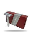 Fatip Piccolo Chrome Slant Close Comb Double Edge Safety Razor