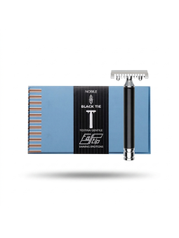 Fatip Black Tie ''Nobile'' Double Edge Safety Razor Open Comb