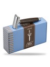 Fatip Wenghé Wood Double Edge Safety Razor Open Comb