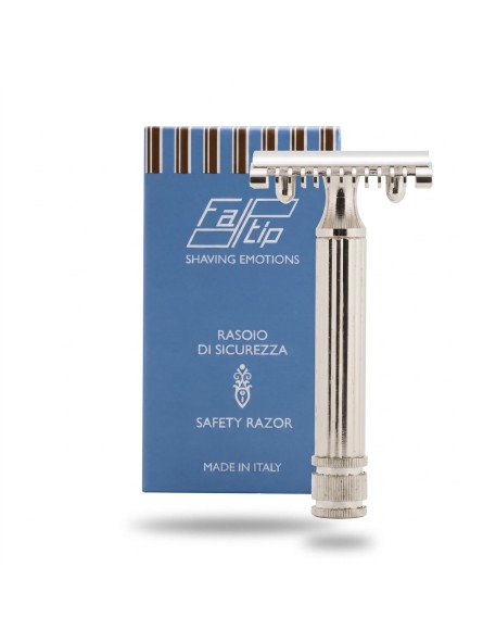Fatip ''Grande'' Nickel Open Comb Safety Razor