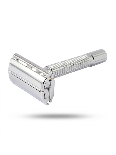Timor Butterfly Safety Razor Shiny Chrome