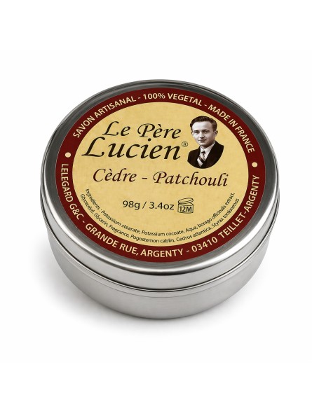 Le Pere Lucien Cedar & Patchouli Shaving Soap 98g