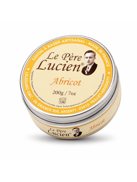 Jabón de Afeitar Artesanal Albaricoque Le Perè Lucien Bol 200gr.
