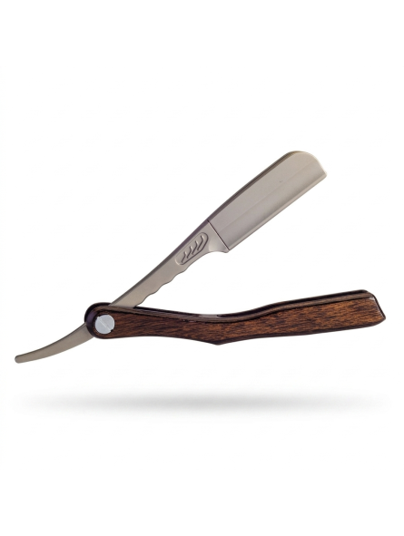 Navaja de Afeitar Feather Artist Club SS Madera Escocesa