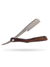 Navaja de Afeitar Feather Artist Club SS Madera Escocesa