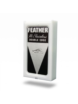Cajita 5 Cuchillas Feather Hi Stainless