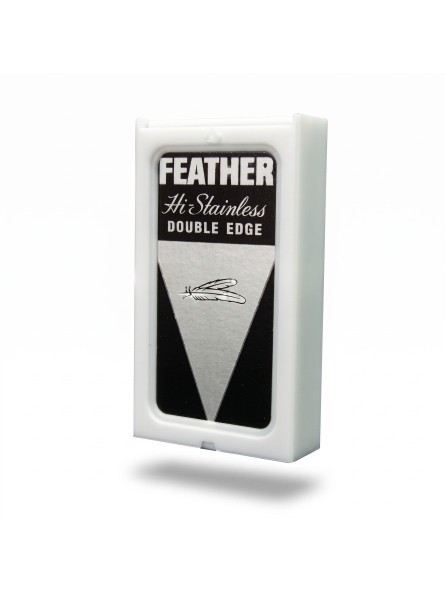 Cajita 5 Cuchillas Feather Hi Stainless