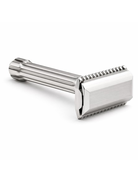 Maquinilla de Afeitar Acero Inox. Blackbird Peine Abierto Mecanizado Blackland