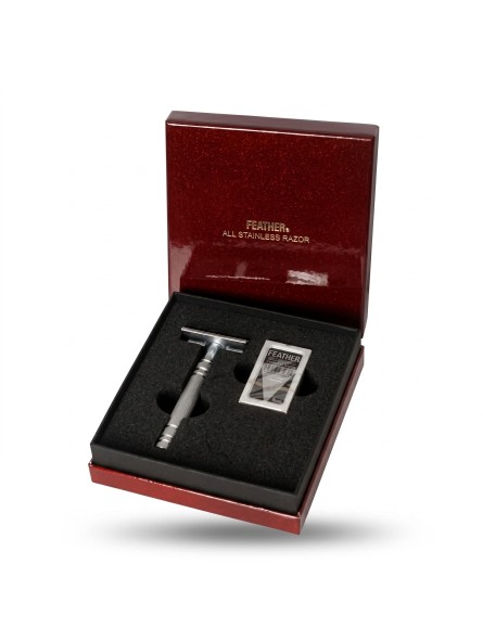 Feather Stainless Steel Safety Razor ASD-D2