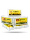 5 packs 50 Cuchillas de afeitar Feather New Hi-Sta