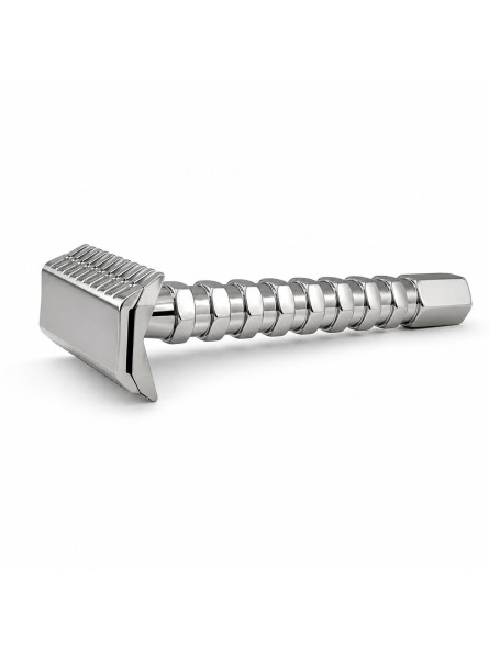 Razorock Daily Double Open Comb + Safety Razor Cyber SS Handle