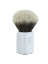 Brocha Afeitar Fibra Sintética Pro Grip Blanca Omega