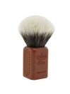 Omega Pro Grip Brown Synthetic Shaving Brush