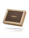 Caja Vacía para 7 Navajas Madera de Roble Tapa Cristal Thier