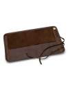 Thiers Issard 7 Straight Razors Brown Carry Roll