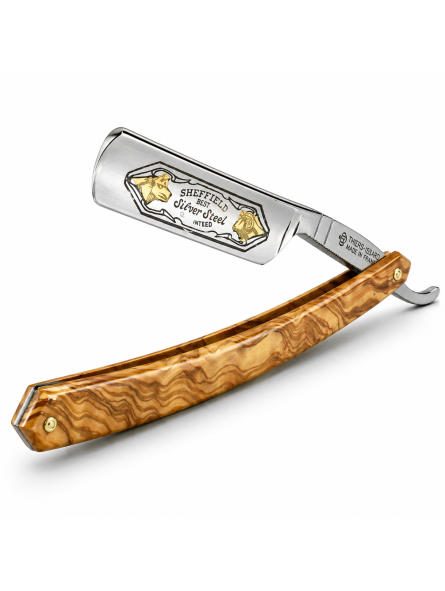 Navaja 6/8 Thiers Issard Loup & Belier Madera Olivo