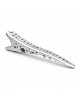 YS Park Clip Shark (2 PK) Silver Scratch