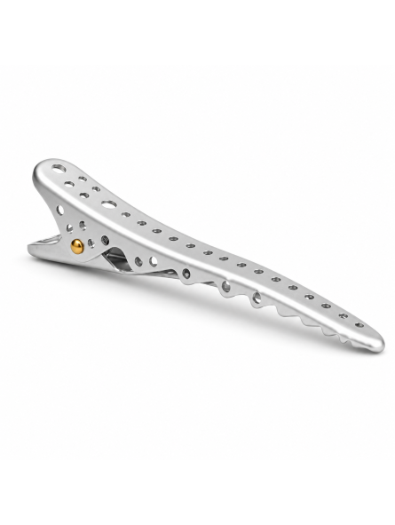 YS Park Clip Shark (2 PK) Silver Scratch