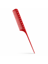 Ys Park Peine Pua Plástico Rojo 220mm
