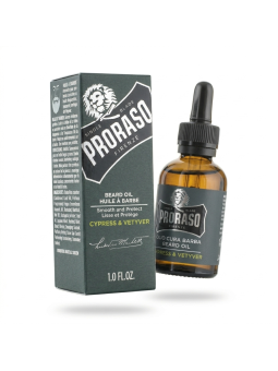 Proraso Cypress and Vetiver Beard Oil 30ml.