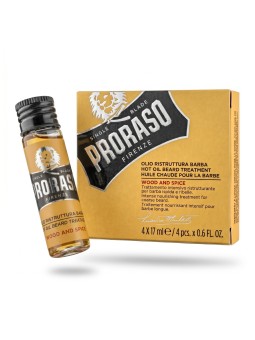 Proraso Beard Hot Oil 30ml (4 pcs x 17 ml.)