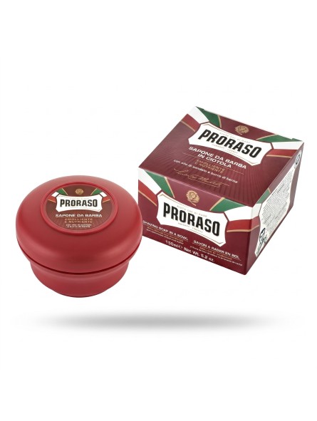 Proraso Bowl Shaving Soap Sandalwood & Shea Butter 150ml.